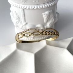 Xuping Taş Detay Kelepçe