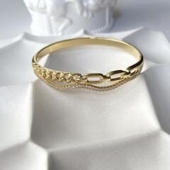 Xuping Taş Detay Kelepçe