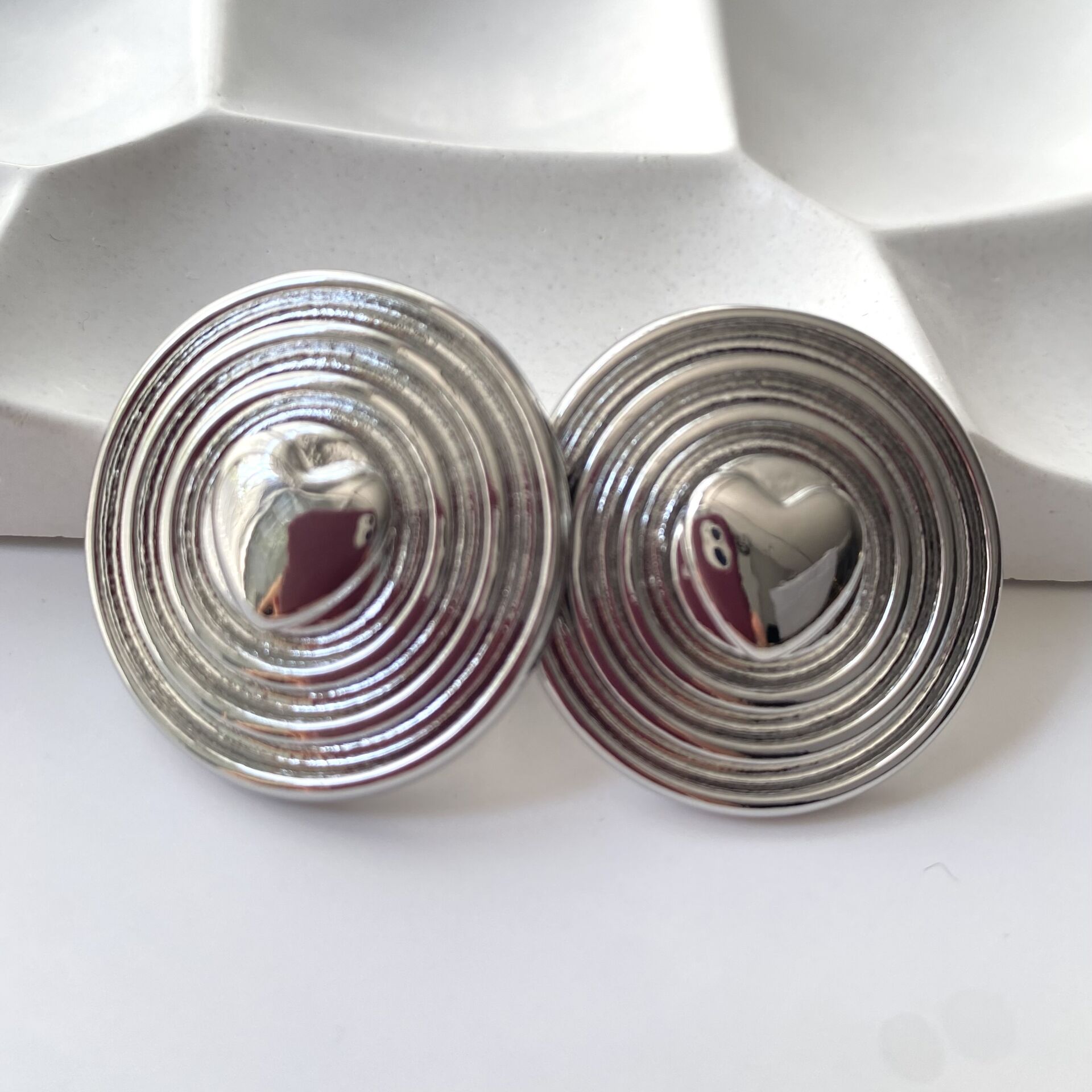 Çelik Silver Küpe