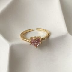 Pembe Kalp Yüzük
