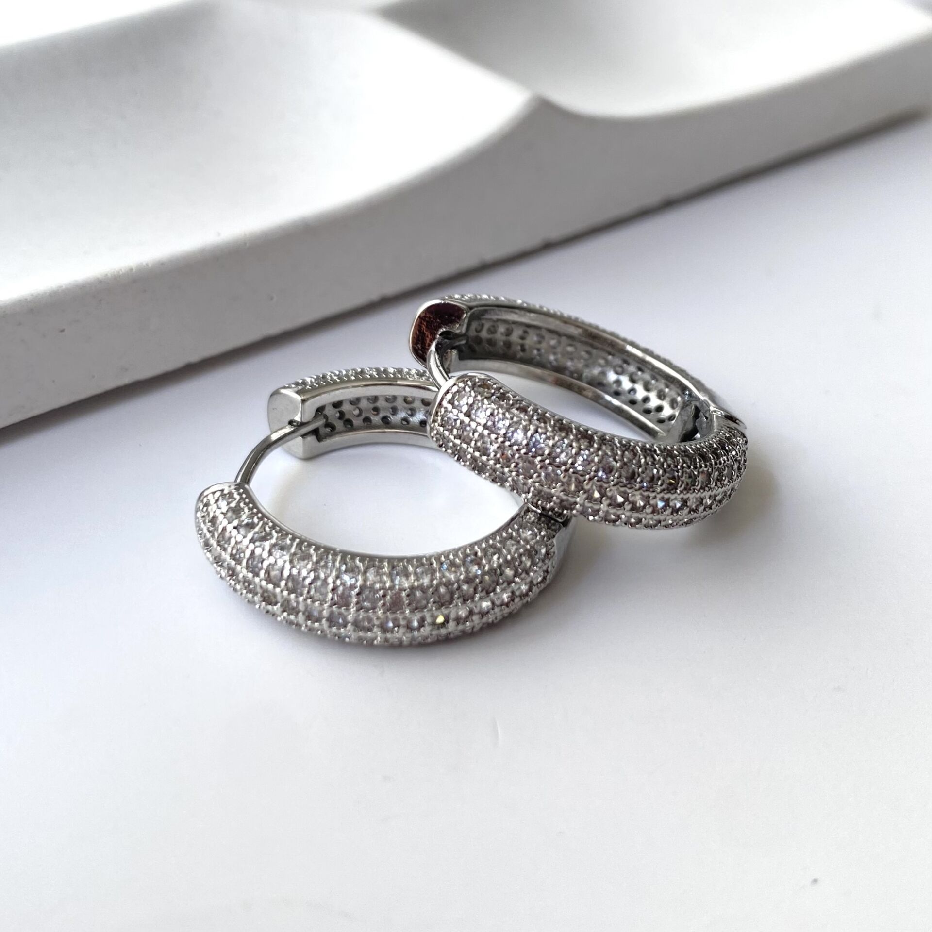 Silver Halka Küpe