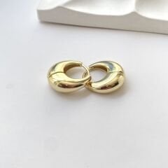VIP Gold Halka Küpe