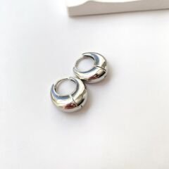 VIP Silver Halka Küpe