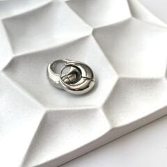 VIP Silver Halka Küpe